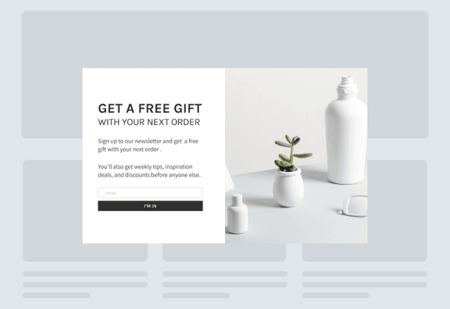 Free Gift Popup